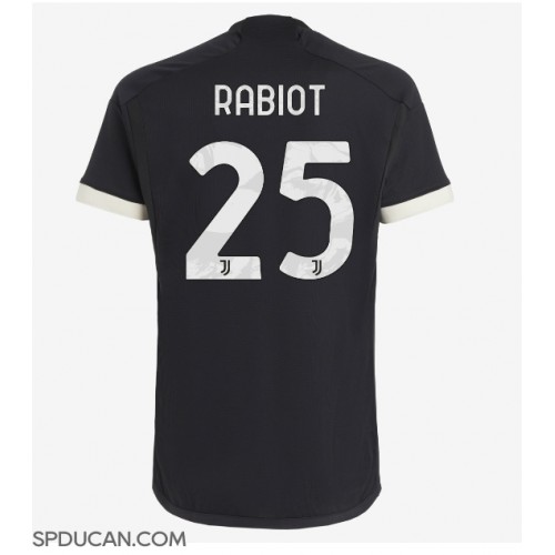 Muški Nogometni Dres Juventus Adrien Rabiot #25 Rezervni 2023-24 Kratak Rukav